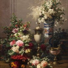 Схема вышивки «цветы»