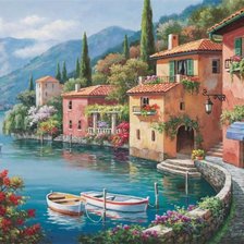 Схема вышивки «Италия»