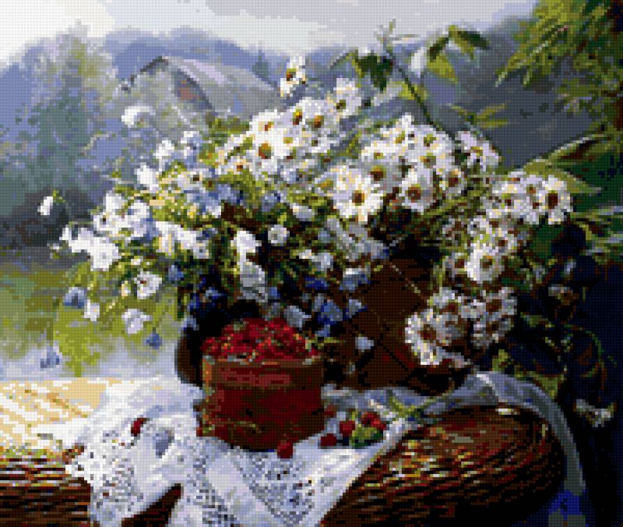 радость - цветы, ромашки - предпросмотр