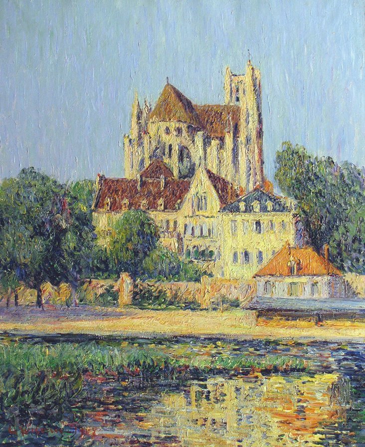 Пейзажи Густаво Луазо - густав луазо, пейзаж, замки - оригинал