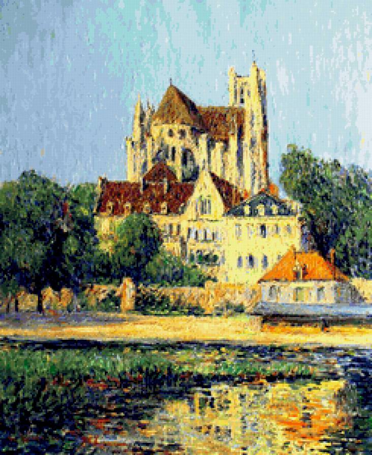 Пейзажи Густаво Луазо - замки, пейзаж, густав луазо - предпросмотр