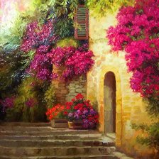 Схема вышивки «Пейзаж»