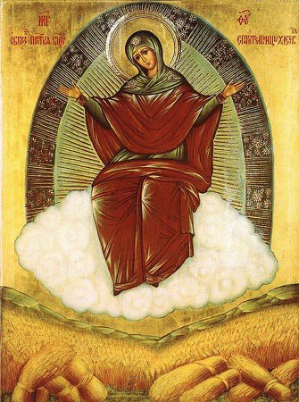 Спорительница хлебов - божья матерь, икона, религия - оригинал