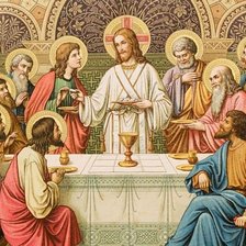 Схема вышивки «ужин»