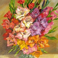 Схема вышивки «Цветы»