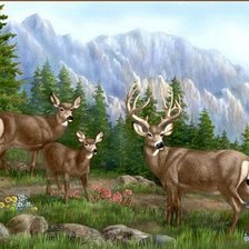 Схема вышивки «Пейзаж»