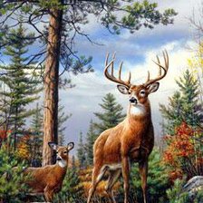 Схема вышивки «Пейзаж»