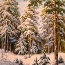 Схема вышивки «Пейзаж»