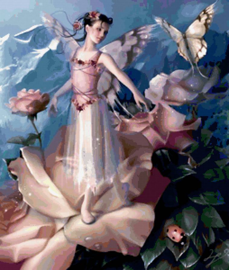 №335001 - женская красота, природа, эльф, девушка - предпросмотр