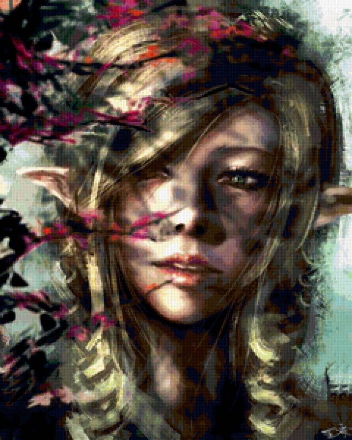 №335008 - девушка, природа, эльф, женская красота - предпросмотр