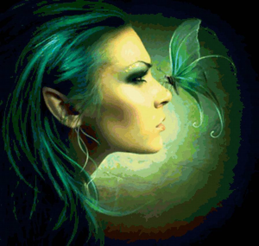 №335009 - эльф, девушка, природа, женская красота - предпросмотр