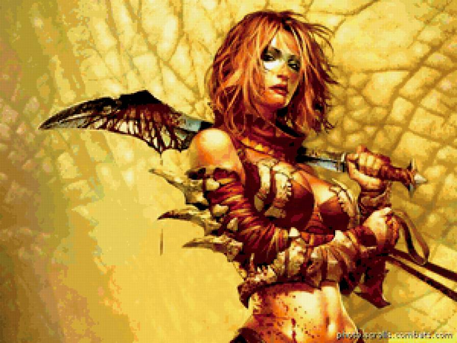 №335039 - воин, женская красота, девушка - предпросмотр