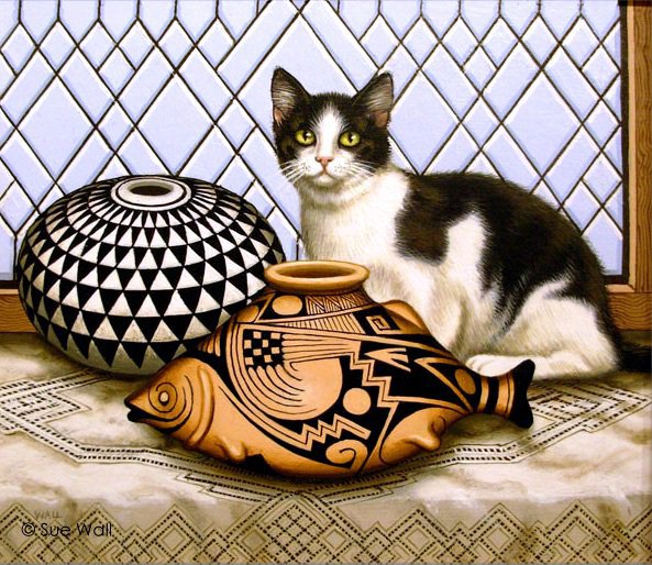 натюрморт с котом - оригинал