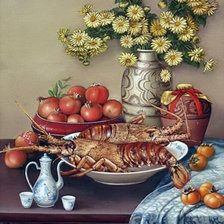 Схема вышивки «натюрморт»