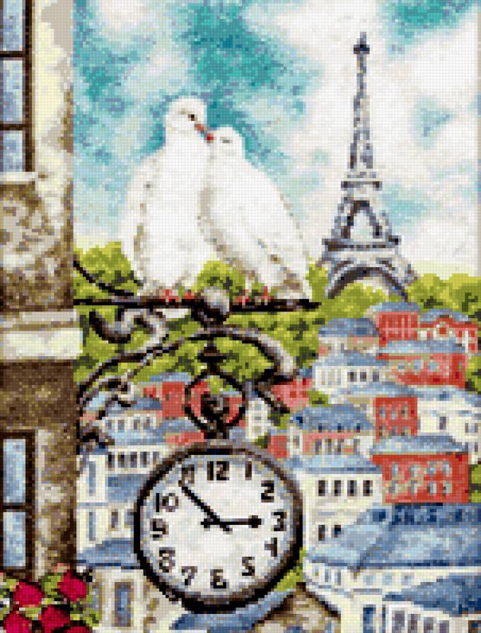 голуби в париже - предпросмотр