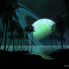 Схема вышивки «планета»