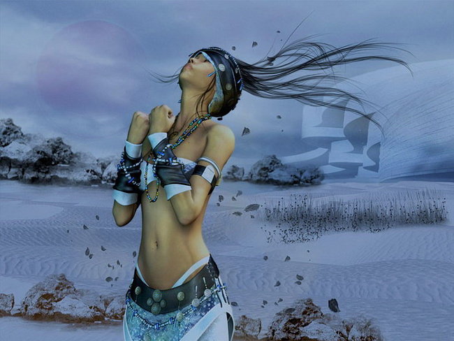 №336239 - женская красота, фэнтези, девушка - оригинал