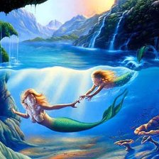 Схема вышивки «Русалки»