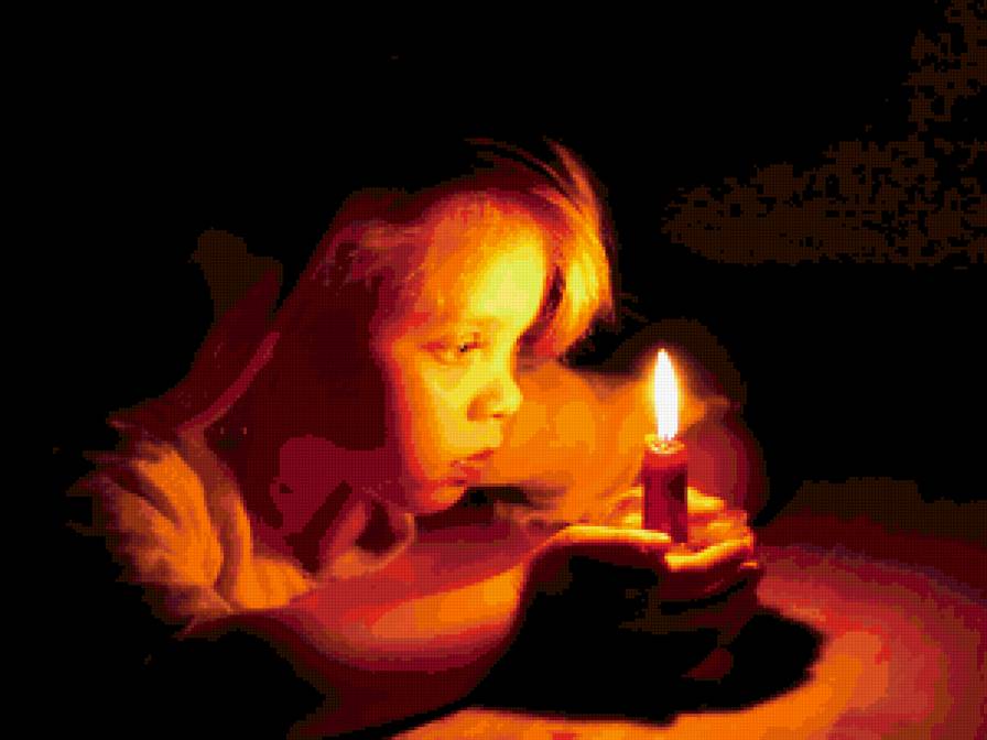 глядя на свечу - предпросмотр