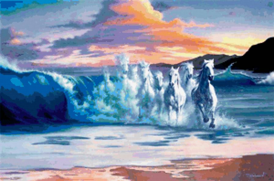 волна лошадей - предпросмотр