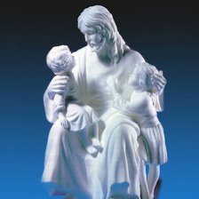 Оригинал схемы вышивки «Иисус и дети» (№336944)