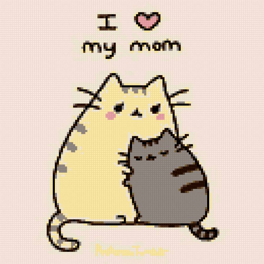 I love my mom - мама, люблю - предпросмотр