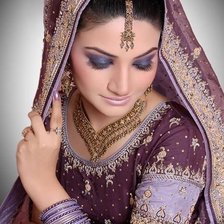 Схема вышивки «Индийская красавица!!!»