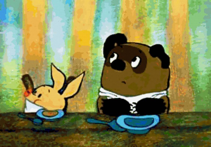 Винни-пух и пятачок - персонаж, советское, детское, мишка - предпросмотр