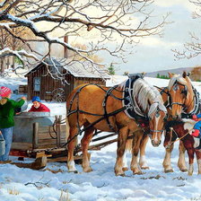 Схема вышивки «картина»