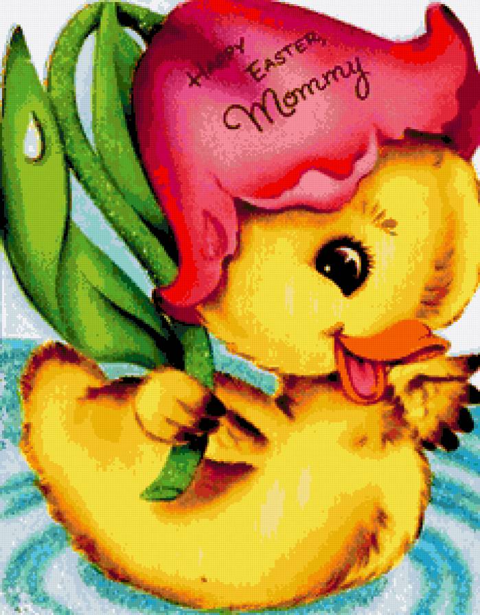 Утёнок - уточка, утенок, малыши, птичка, утята, цветок, деткам, птицы - предпросмотр