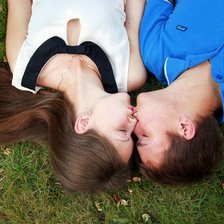 Схема вышивки «Поцелуй»