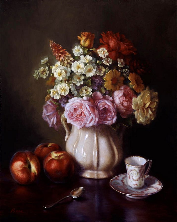 Цветочное настроение - натюрморт - оригинал