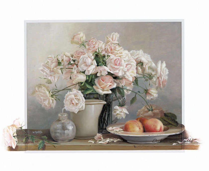 Цветочное настроение - натюрморт - оригинал