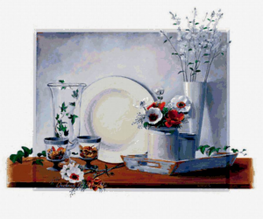 Цветочное настроение - кухня, красота, цветы - предпросмотр