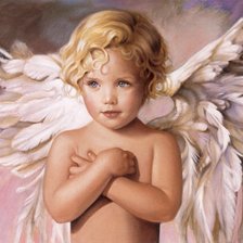 Оригинал схемы вышивки «детка.ангел,ребенок,прелесть» (№338381)