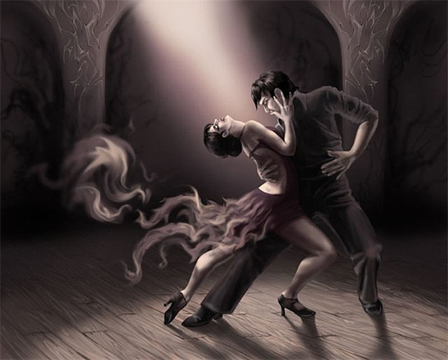 Страсть - танец, он и она, страсть - оригинал