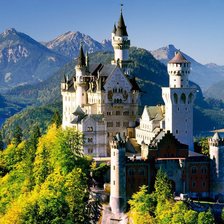 Схема вышивки «замък "Нойшвайнщайн"»