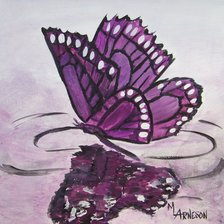 Оригинал схемы вышивки «бабочка» (№338794)