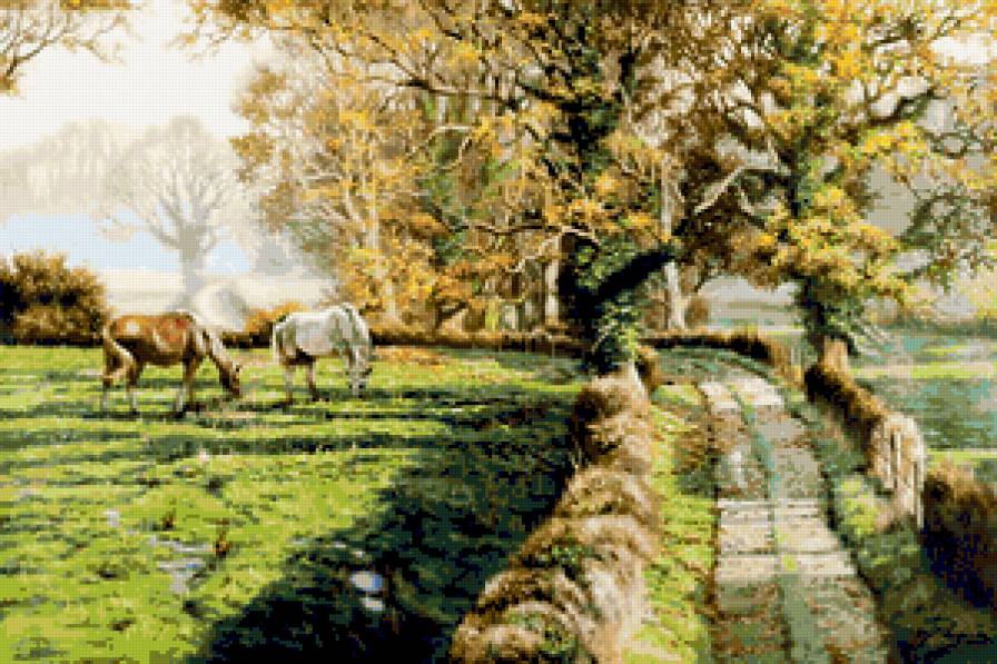 Пейзаж Вудинга - тони вудинг, сельский пейзаж, пейзаж - предпросмотр