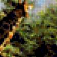 Предпросмотр схемы вышивки «Жирафы на фоне Килиманджаро.» (№338918)