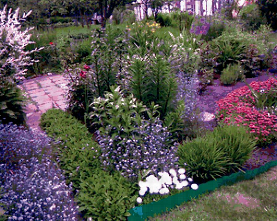 №339296 - сады, цветник, парки, цветы, пейзаж - предпросмотр