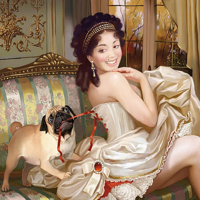 Девушка - женский портрет - оригинал