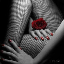 Схема вышивки «Девушка»