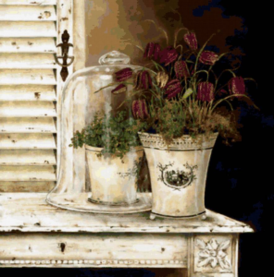 винтаж. - винтаж, цветы. - предпросмотр