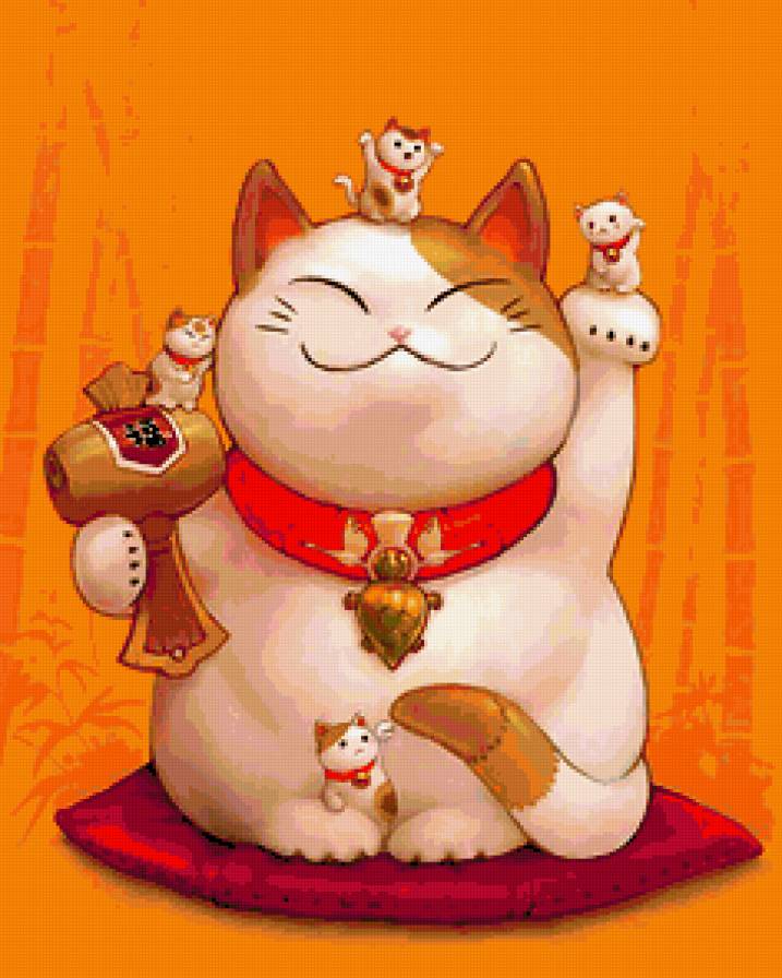 Maneki-neko - япония, легенды, кот - предпросмотр