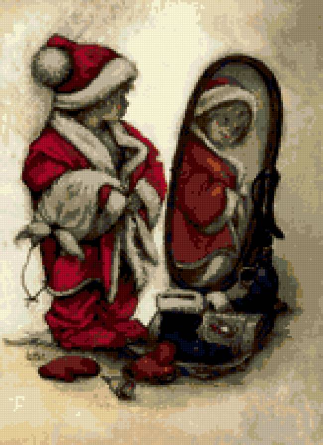 маленький санта - дети - предпросмотр