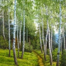 Схема вышивки «Пейзаж»