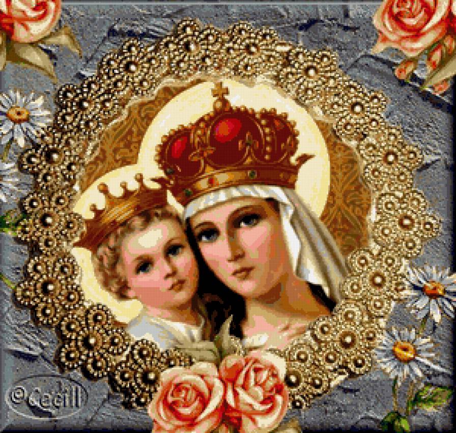 серия "религия" - религия.богородица.икона - предпросмотр