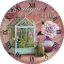 Схема вышивки «часы»