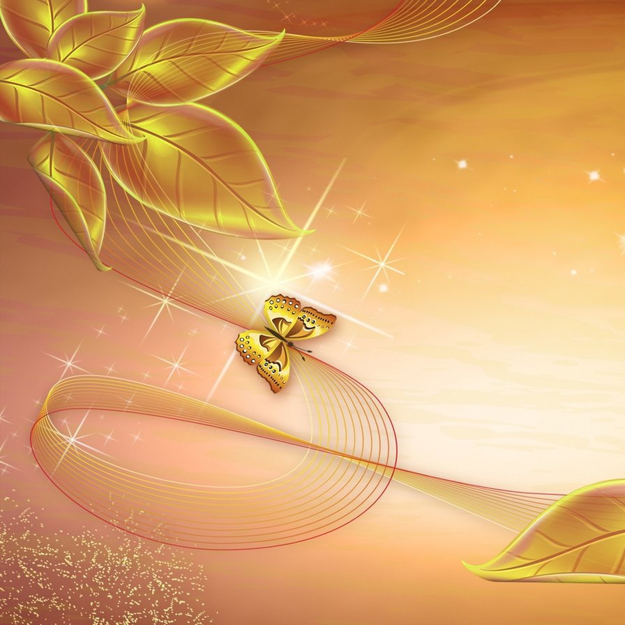 Рыжая бабочка. - подушка, абстракция, бабочка, просто, узор - оригинал